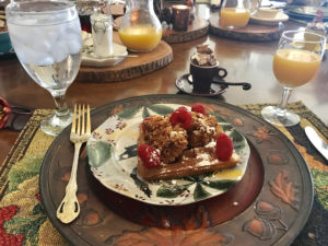 McKinney Bed and Breakfast meal