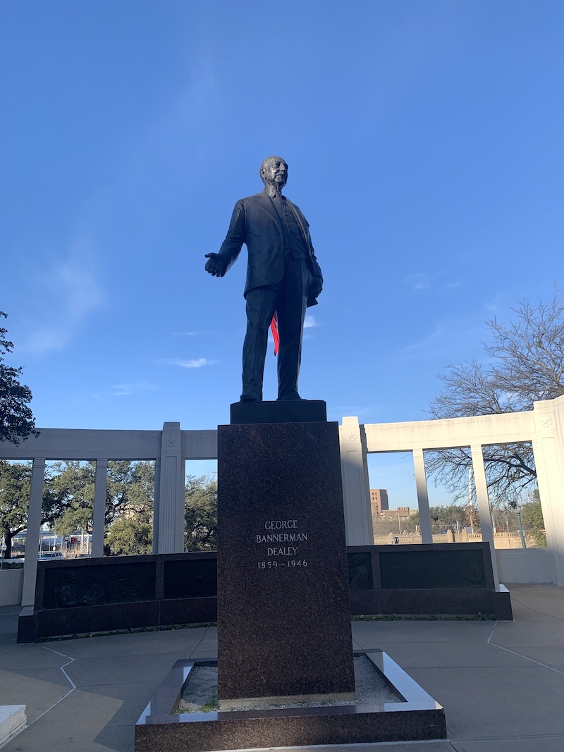 Top Sites To See In Dallas For First-Timers - George Bannerman Dealey Statue