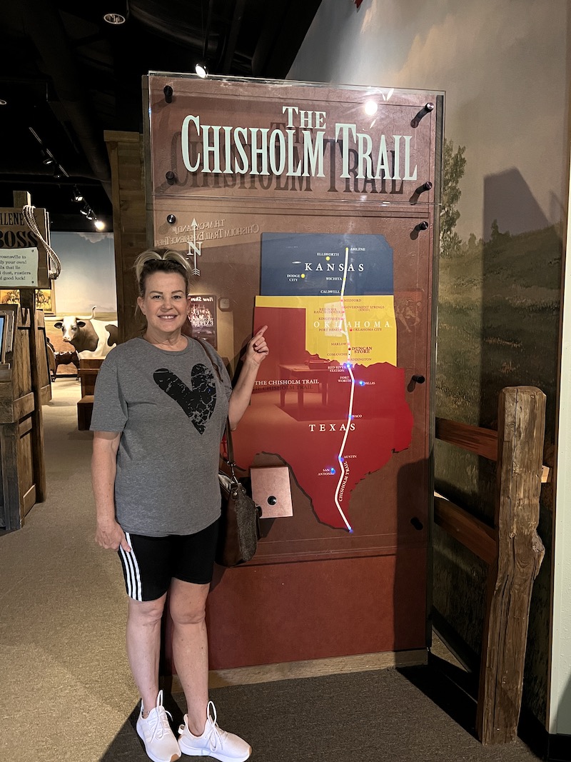 The Chisholm Trail From Texas To Abilene, KS