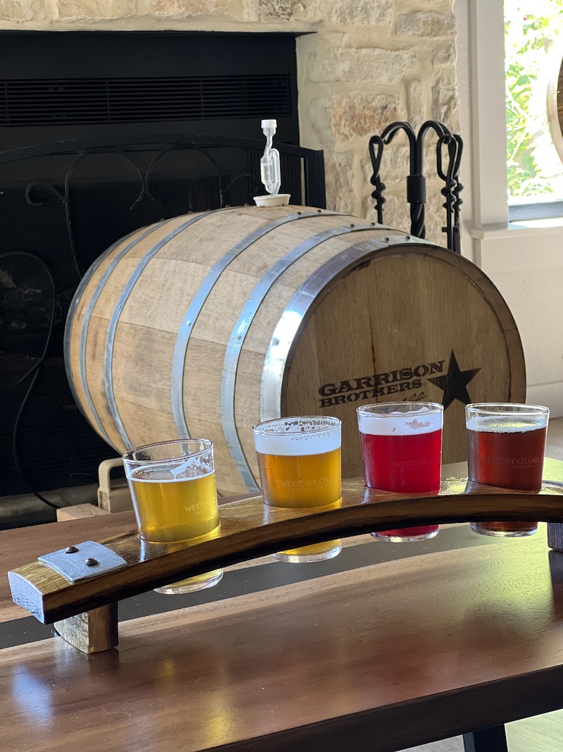 Tasting Rooms & Wineries In Johnson City, TX Beer Flight