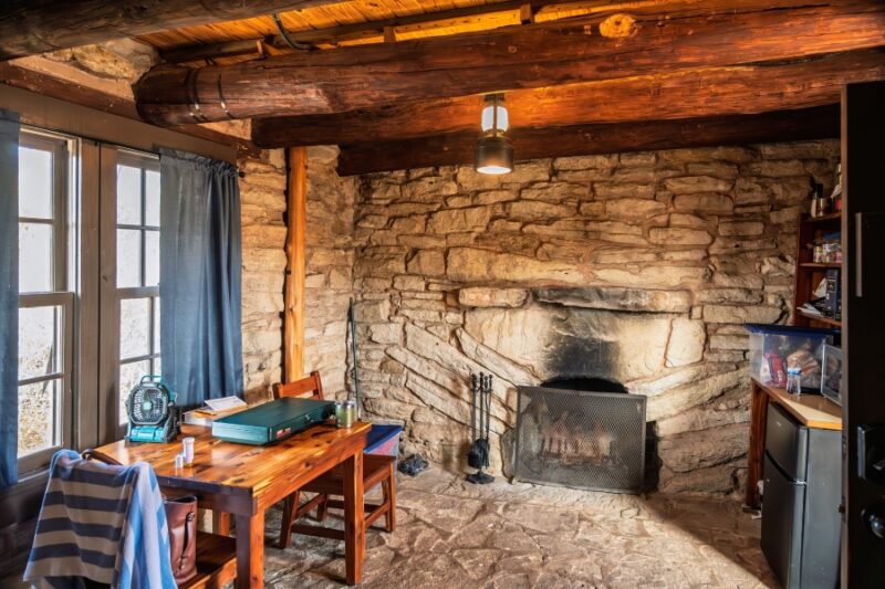 Texas State Park Cabins with fireplaces