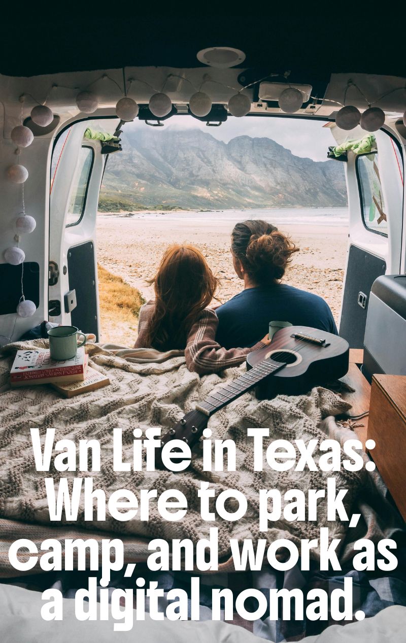 van life in Texas